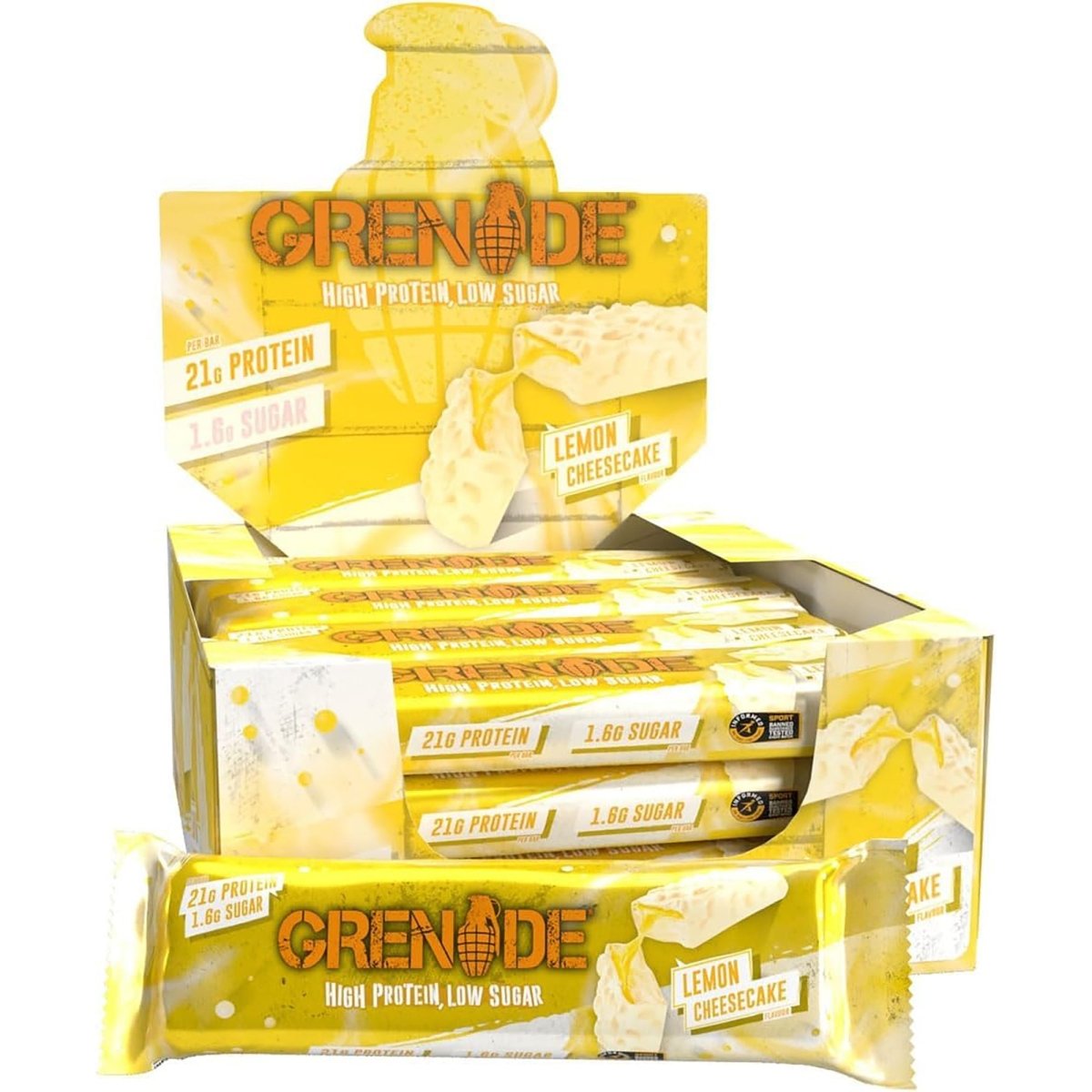 Grenade Low Sugar Protein Bars 12 - Pack - Forza Sports