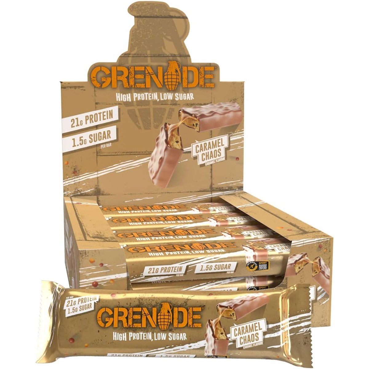 Grenade Low Sugar Protein Bars 12 - Pack - Forza Sports