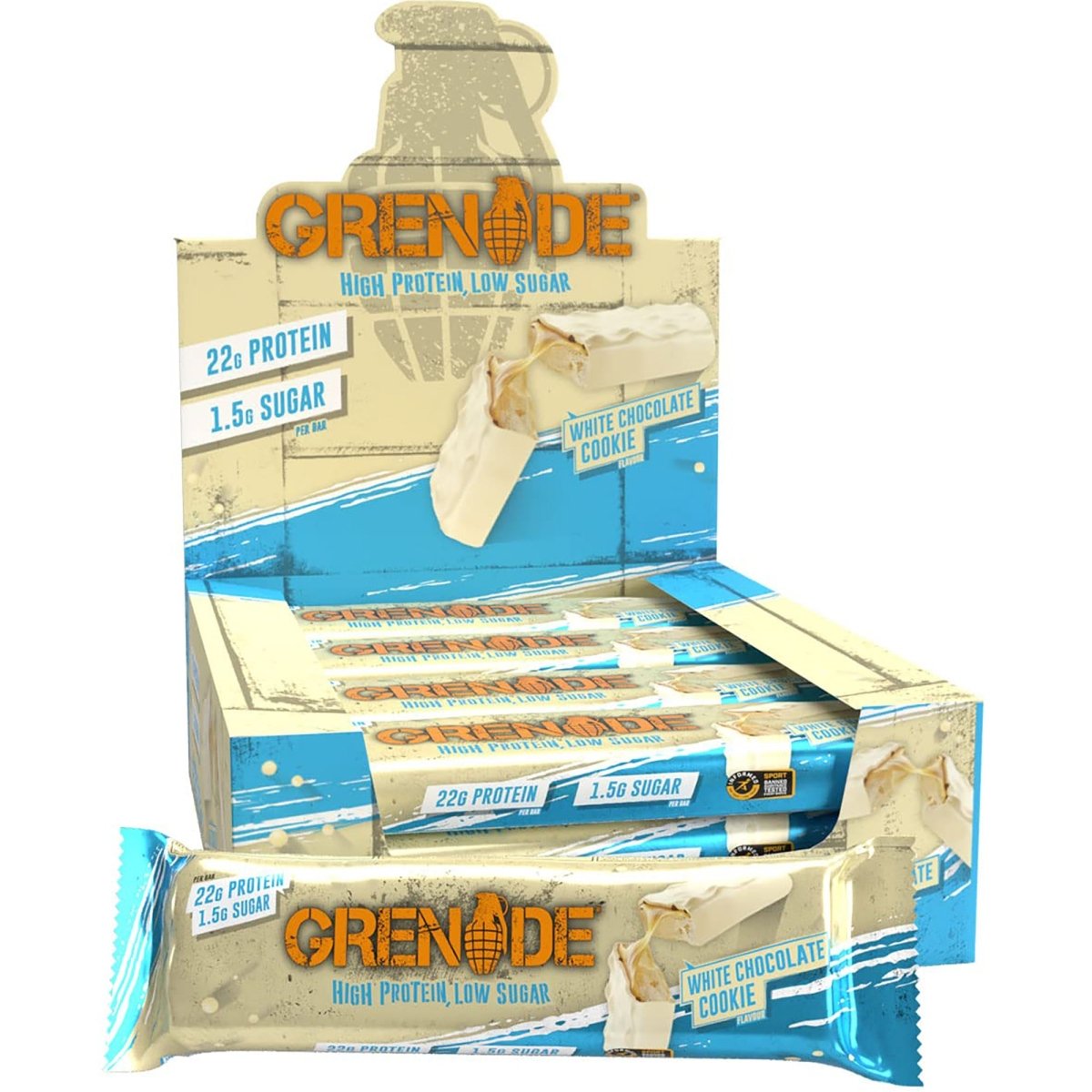 Grenade Low Sugar Protein Bars 12 - Pack - Forza Sports