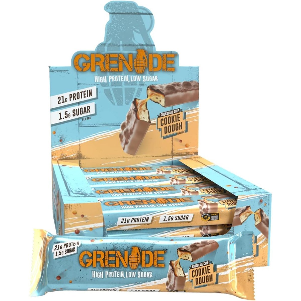 Grenade Low Sugar Protein Bars 12 - Pack - Forza Sports