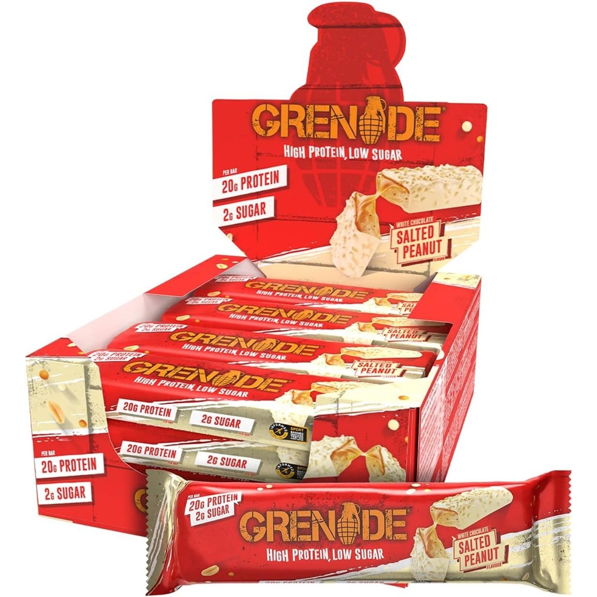 Grenade Low Sugar Protein Bars 12 - Pack - Forza Sports