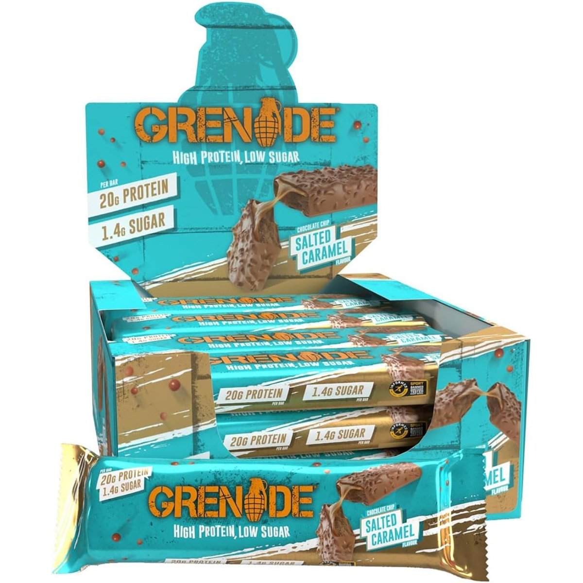 Grenade Low Sugar Protein Bars 12 - Pack - Forza Sports