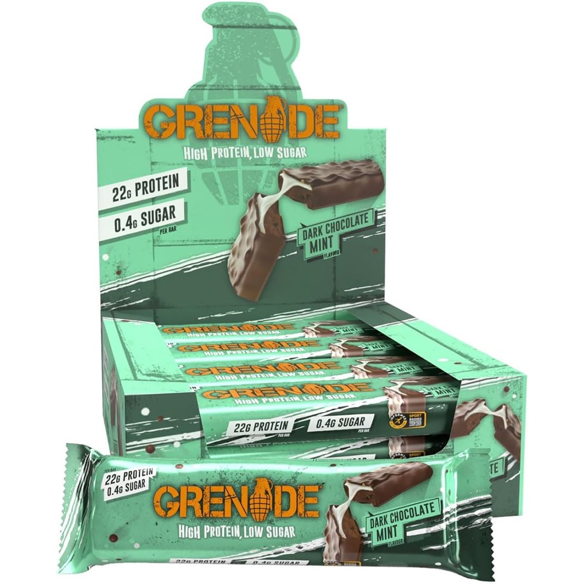 Grenade Low Sugar Protein Bars 12 - Pack - Forza Sports