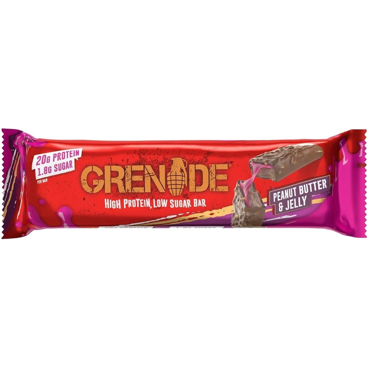 Grenade Low Sugar Protein Bars 12 - Pack - Forza Sports