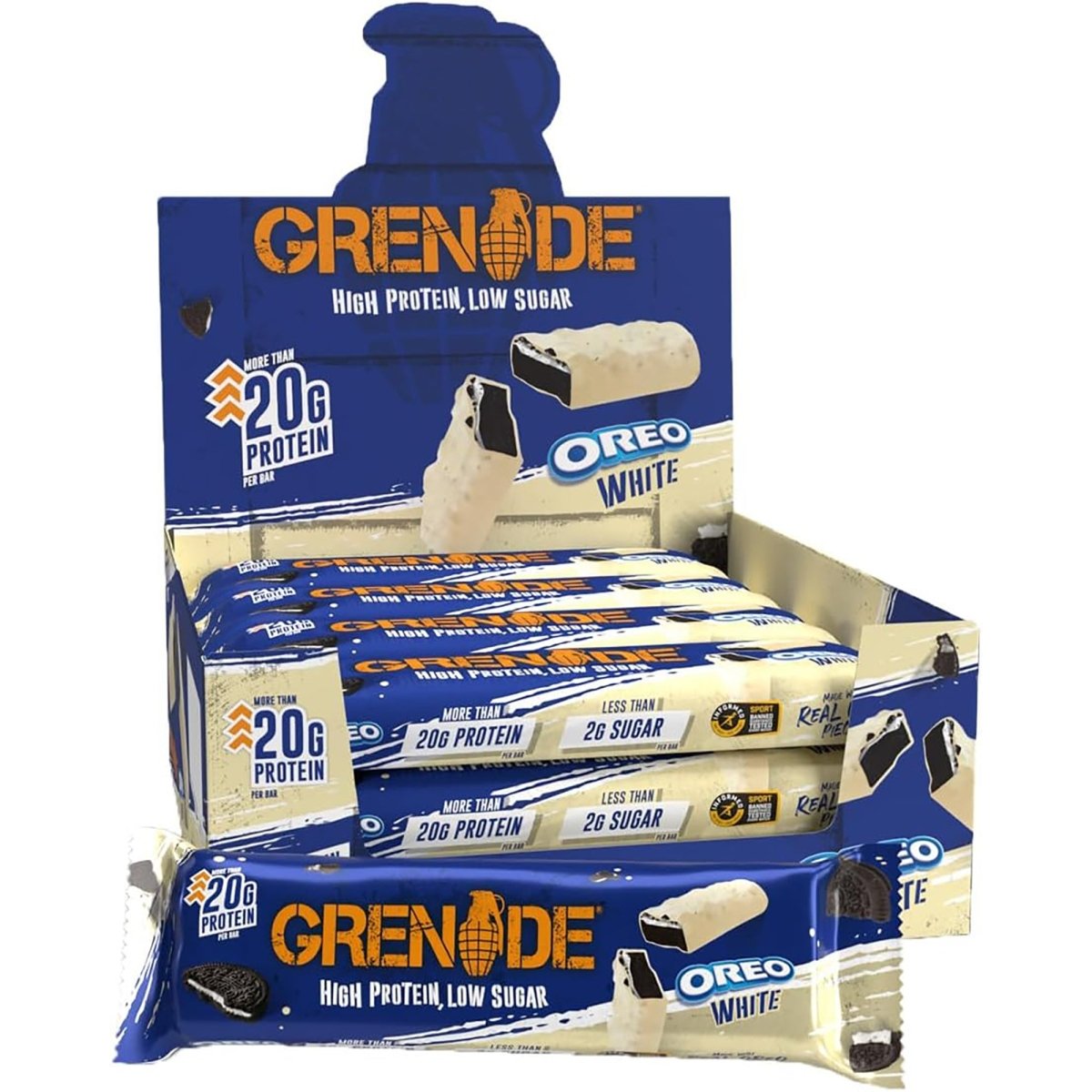 Grenade Low Sugar Protein Bars 12 - Pack - Forza Sports