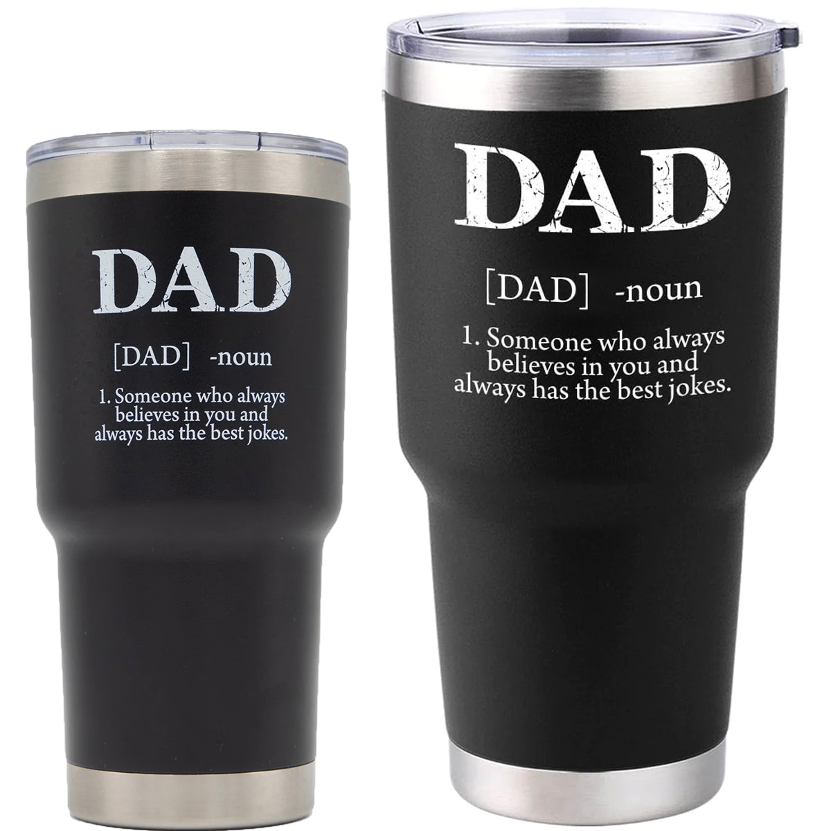 Grunt Style Dad Defined Vacuum Insulated Stainless Steel Tumbler - Black Grunt Style