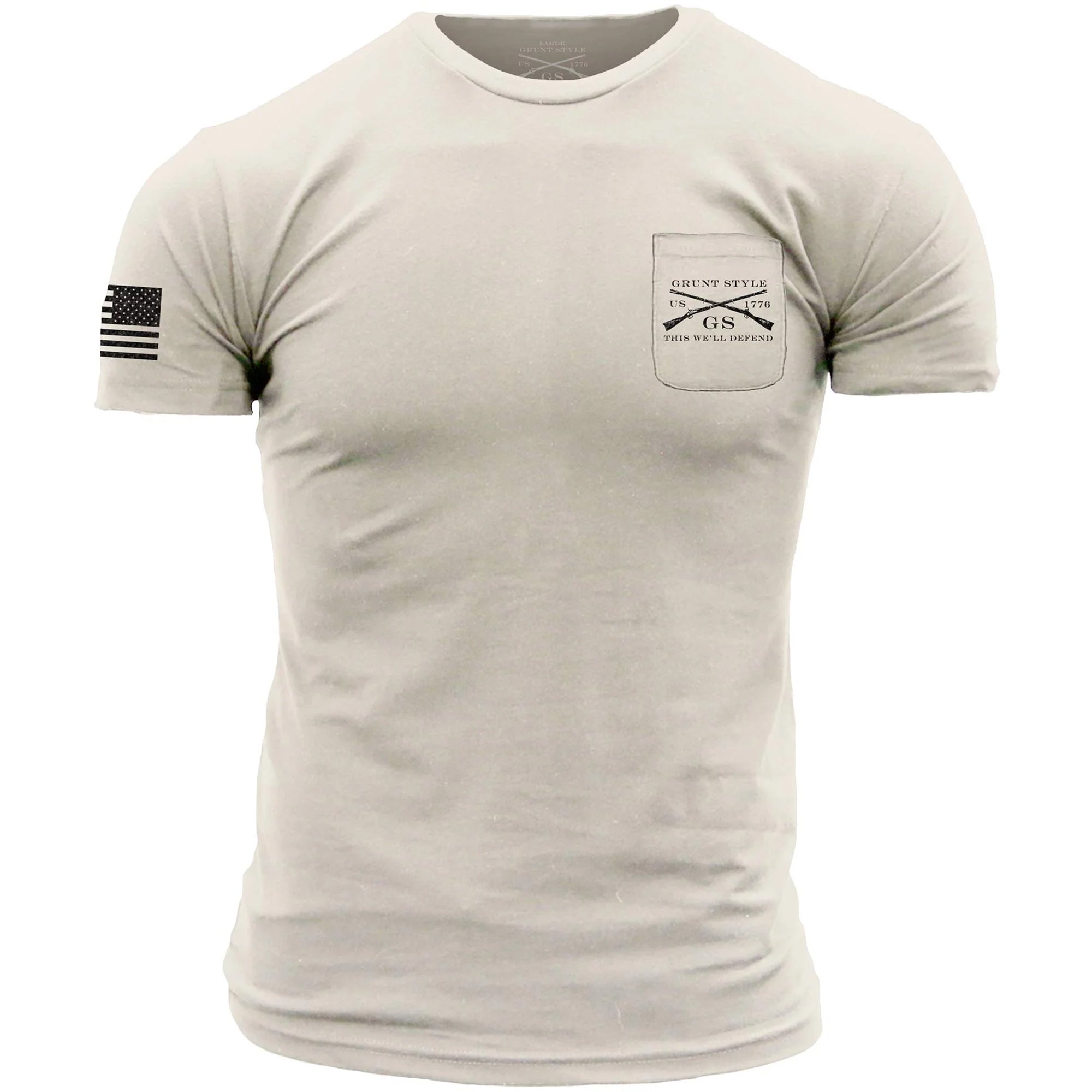 Grunt Style American Spartan Pocket T-Shirt - Sand Grunt Style