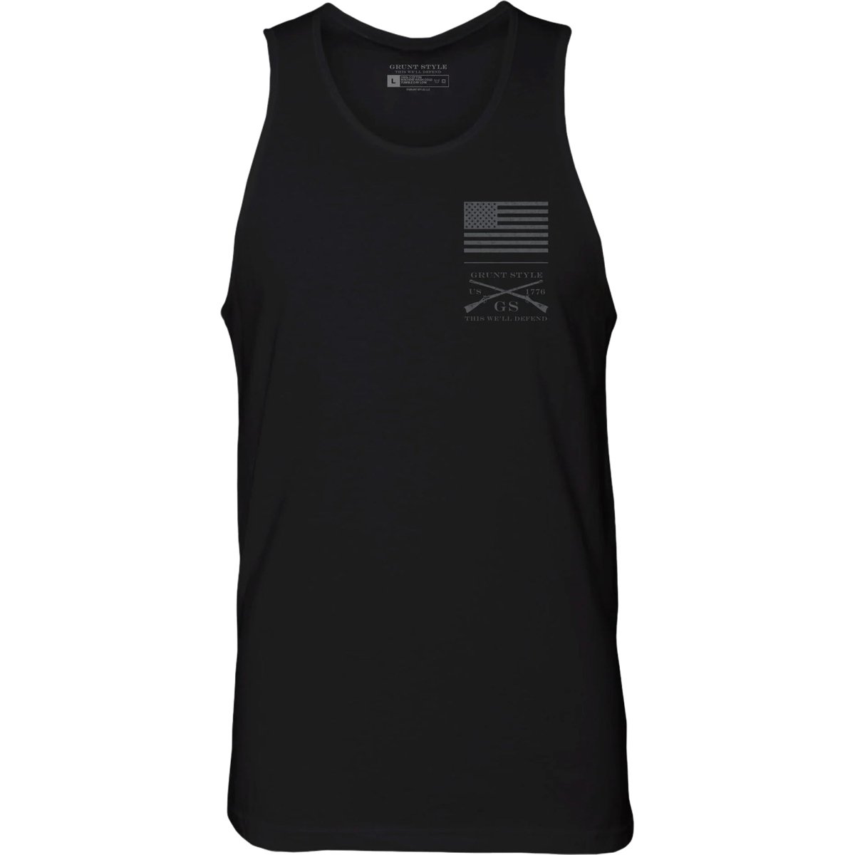 Grunt Style Strength Through Suffering Training Tank Top - Black - Forza Sports