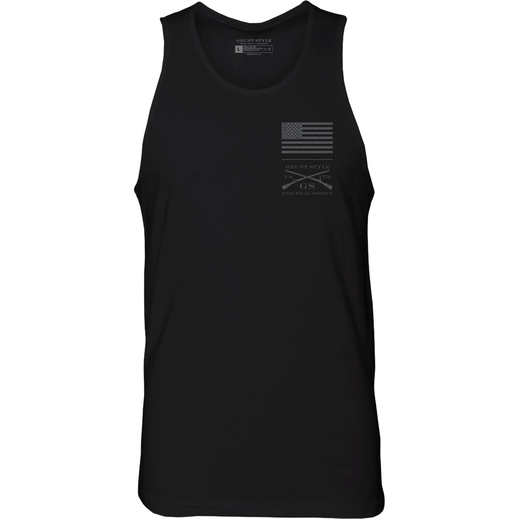 Grunt Style Strength Through Suffering Training Tank Top - Black Grunt Style