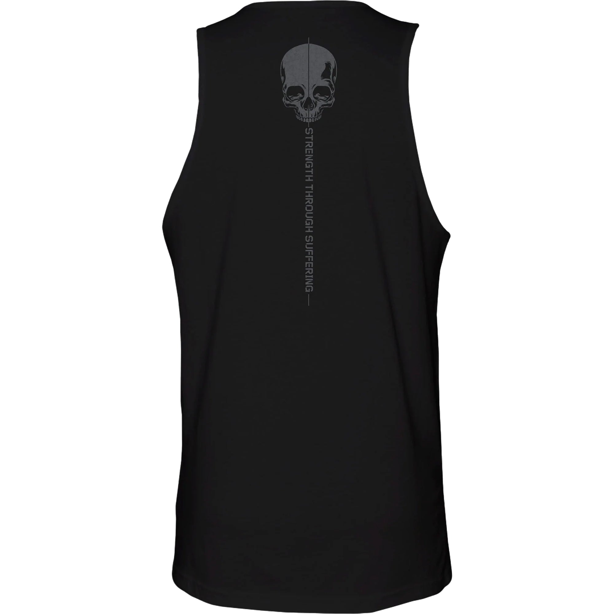 Grunt Style Strength Through Suffering Training Tank Top - Black Grunt Style