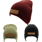 Grunt Style Leather Patch Beanie Grunt Style