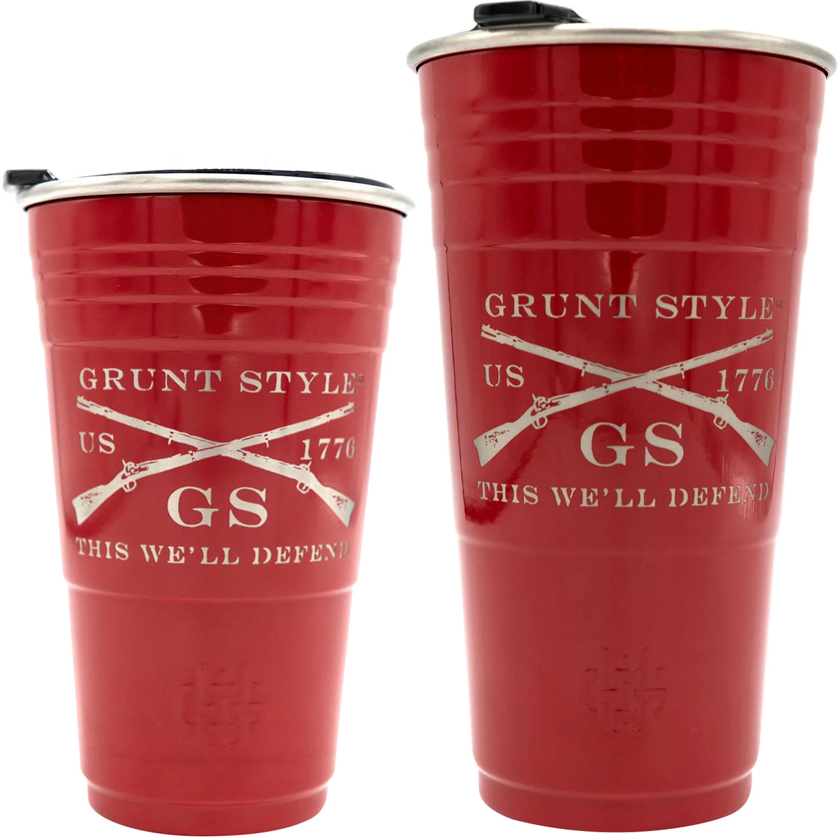 Grunt Style Insulated Stainless Steel Party Cup - Red Grunt Style
