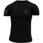 Grunt Style Concealed Gadsden Crewneck T-Shirt - Black Grunt Style