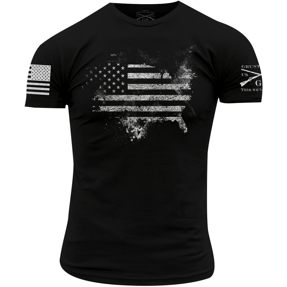 Grunt Style American Acid T-Shirt - Black Grunt Style