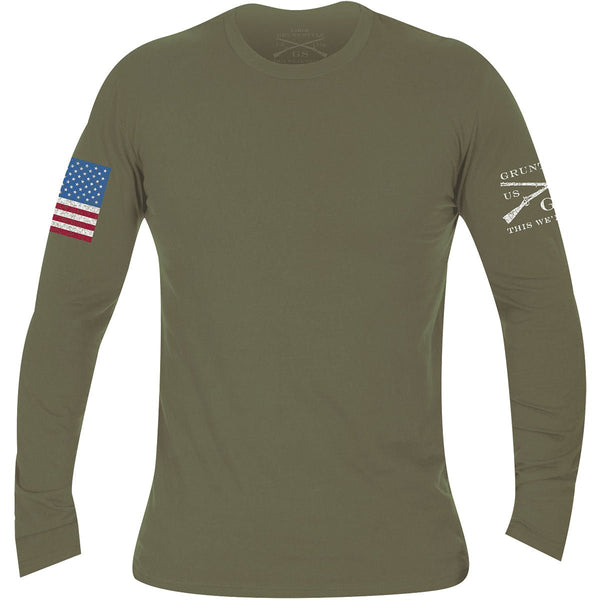 thumbnail image 2 of USA Flag Basic T-Shirts - Black - 5 Pack - Patriotic Apparel 2 of 12