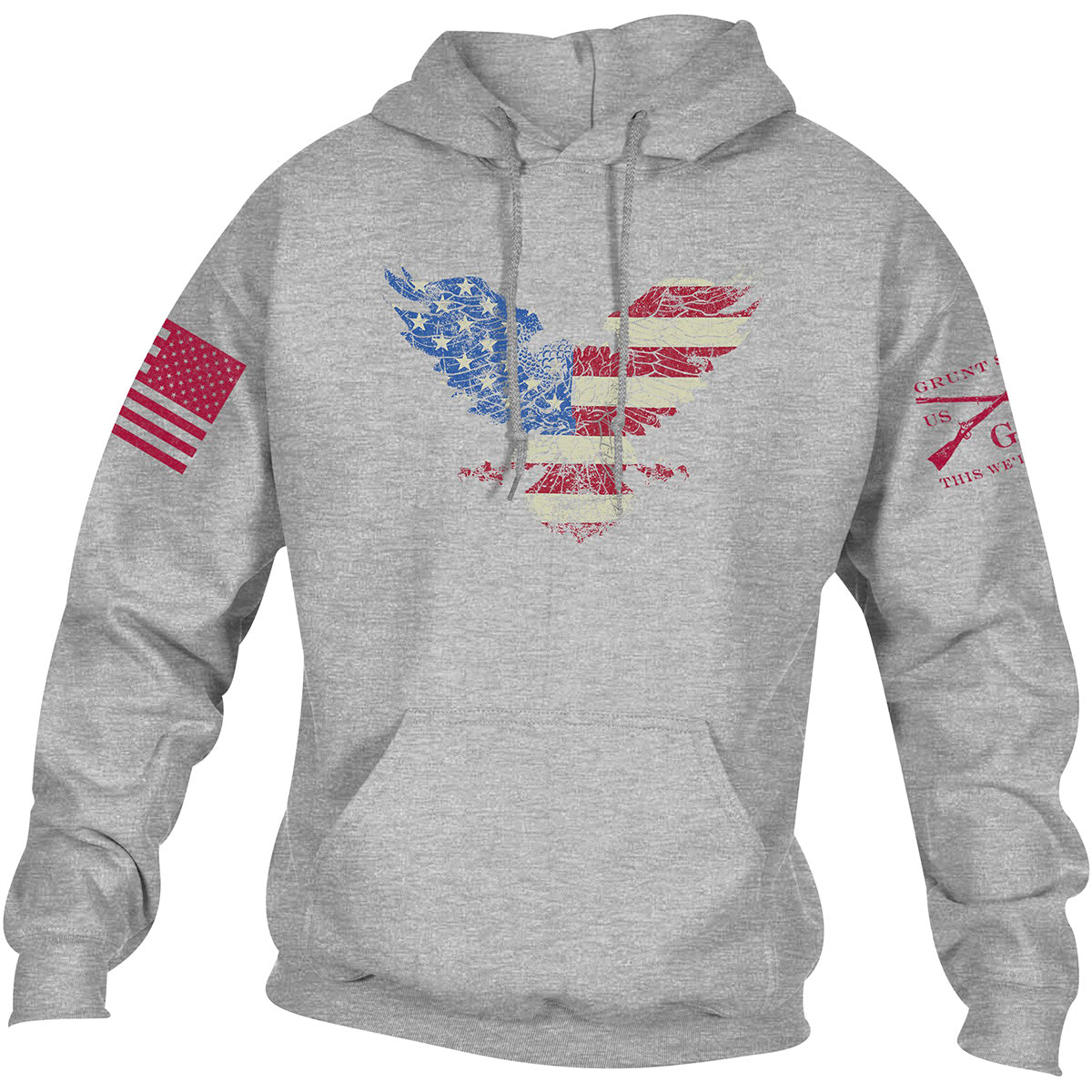 Grunt Style Freagle Pullover Hoodie - Sport Gray Grunt Style
