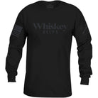 Grunt Style Whiskey Helps Black Label Long Sleeve T-Shirt - Black Grunt Style