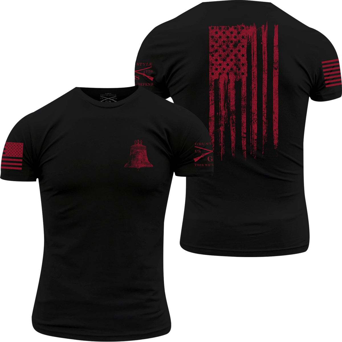 Grunt Style Ink of Liberty T-Shirt - Black Grunt Style