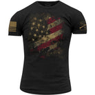 Grunt Style Worn Flag 2.0 T-Shirt - Black Grunt Style