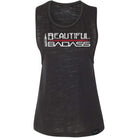Grunt Style Women's Beautiful Badass Tank Top - Black Grunt Style