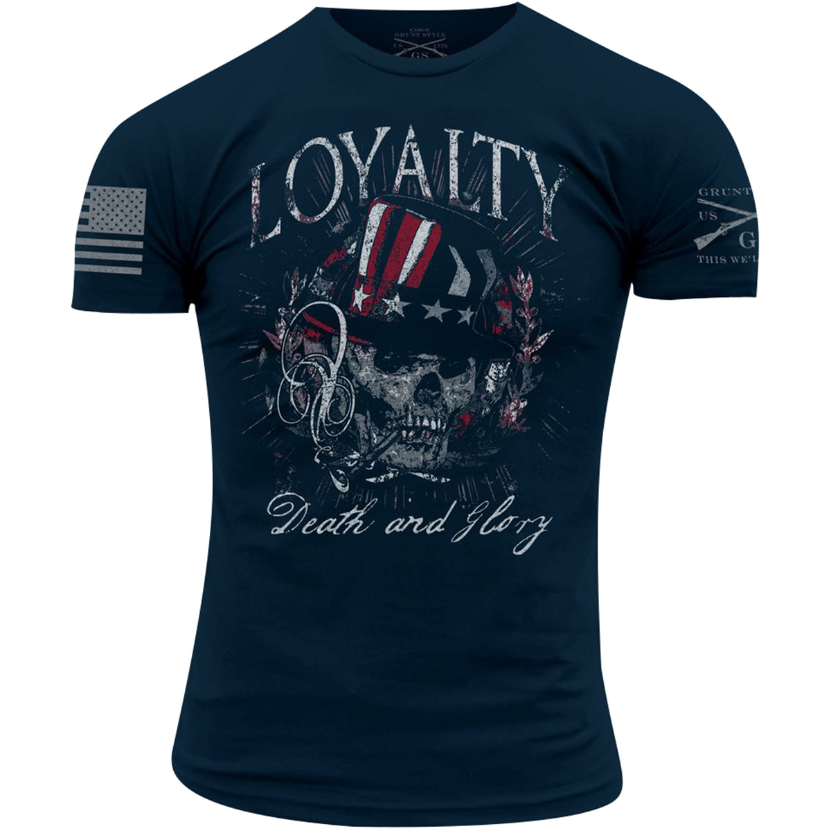 Grunt Style Loyalty or Death T-Shirt - Navy Grunt Style