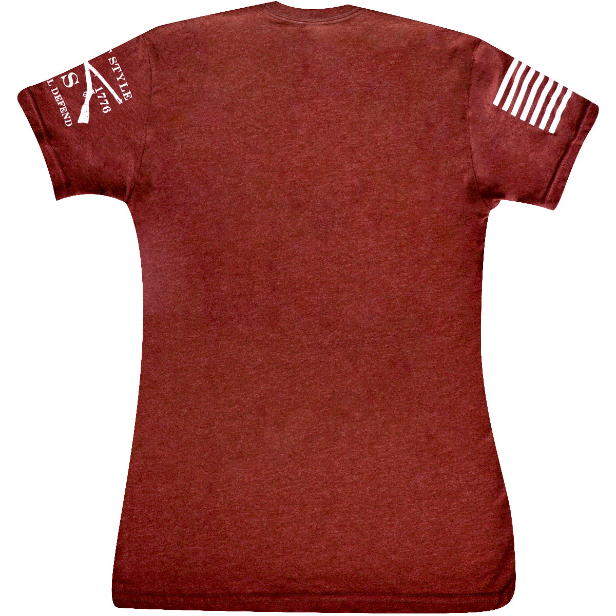 Grunt Style Women's Gun Mandala T-Shirt - Red Grunt Style
