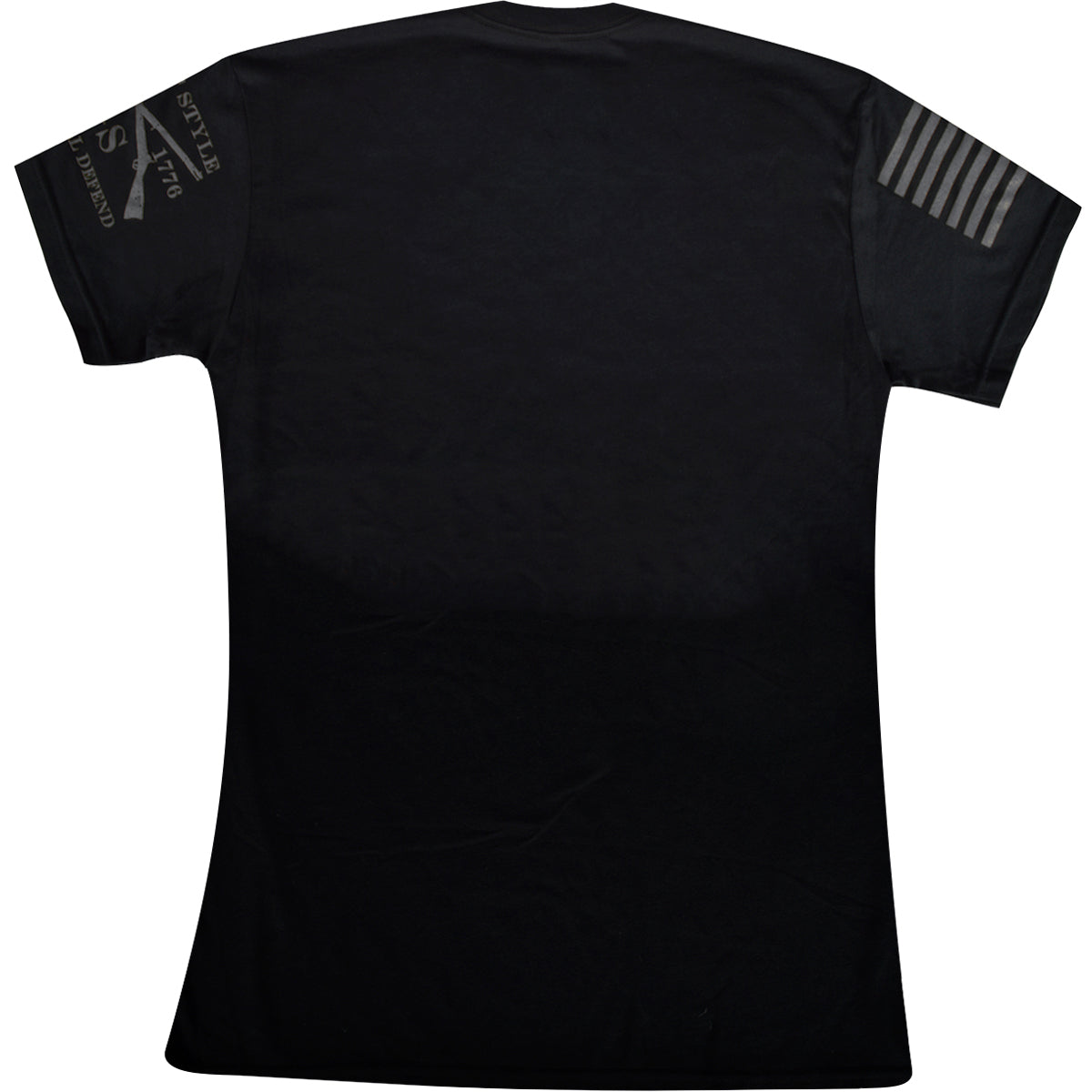 Grunt Style Women's First Responders T-Shirt - XL - Black/Green Line Flag Grunt Style