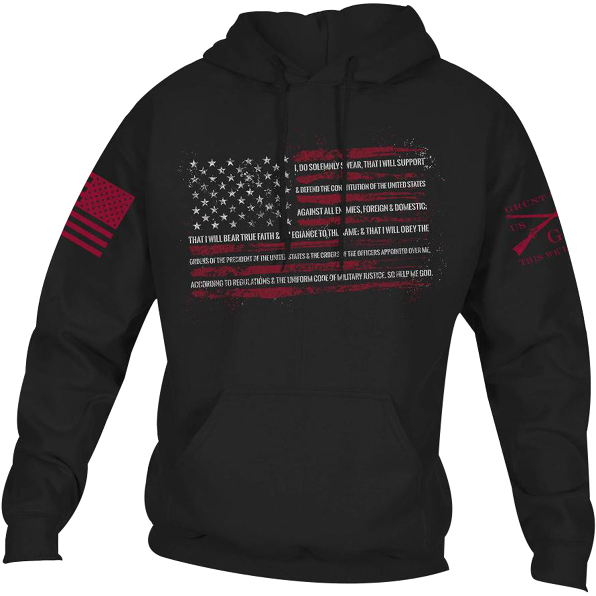 Grunt Style The Oath Pullover Hoodie - Black Grunt Style