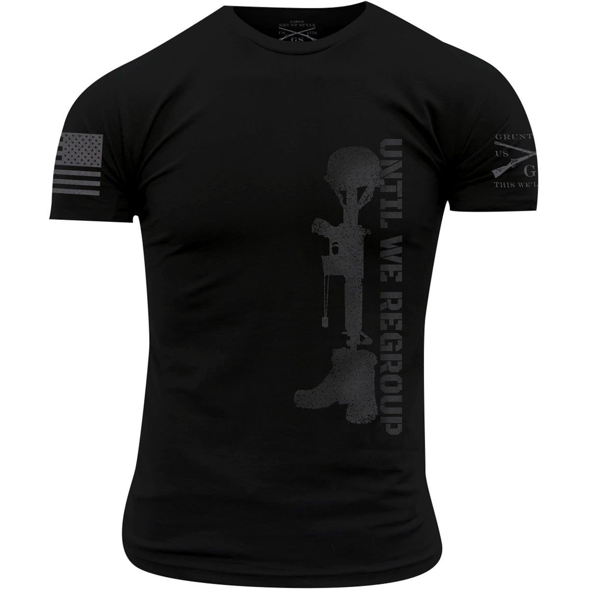 Grunt Style Soldier's Cross T-Shirt - Black Grunt Style