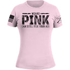 Grunt Style Women's Wears Pink, Kicks Ass T-Shirt - Pink Grunt Style