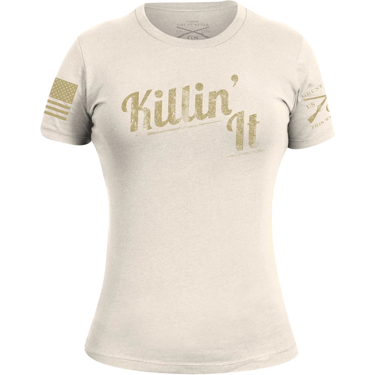 Grunt Style Women's Killin' It T-Shirt - Off White Grunt Style