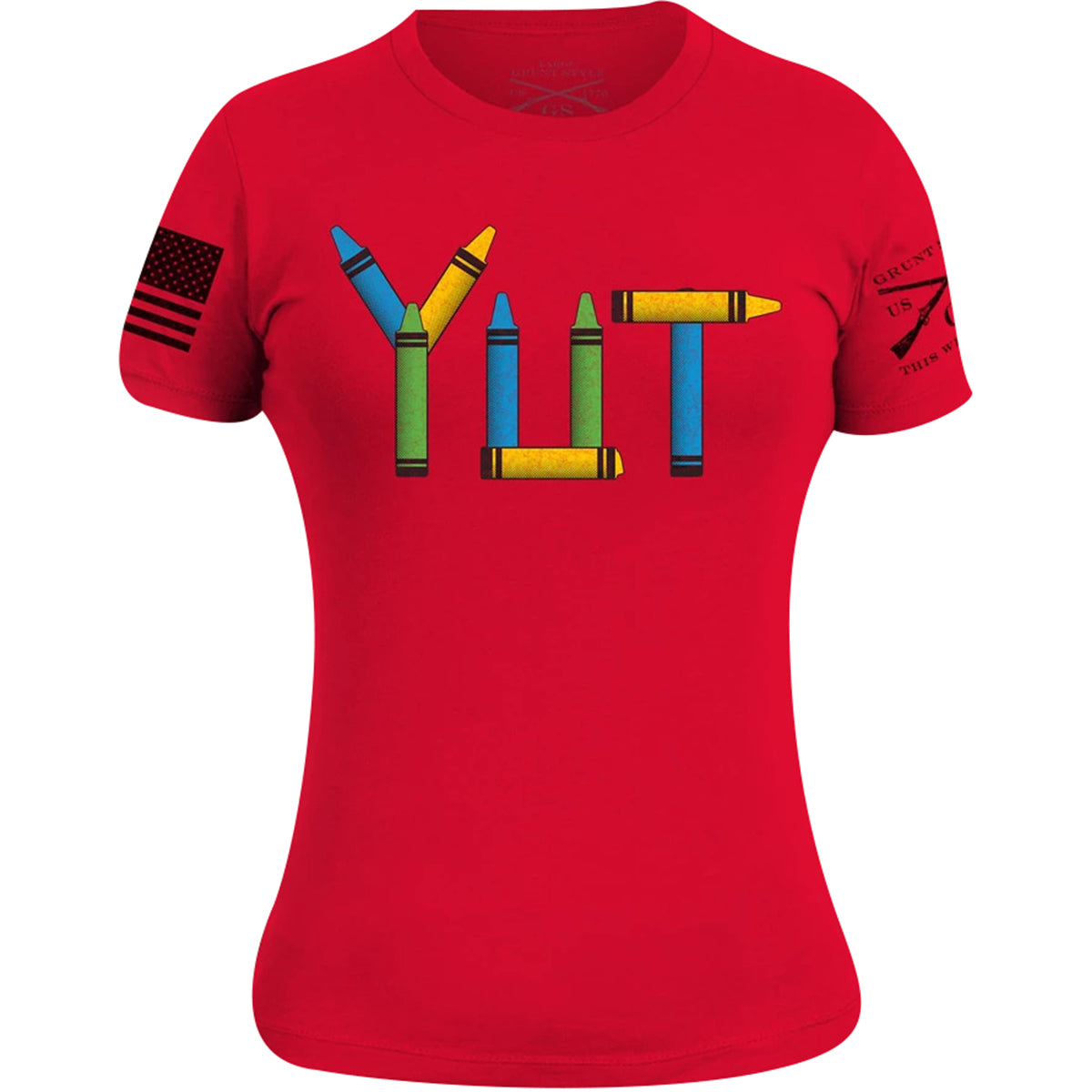 Grunt Style Women's YUT T-Shirt - Red Grunt Style