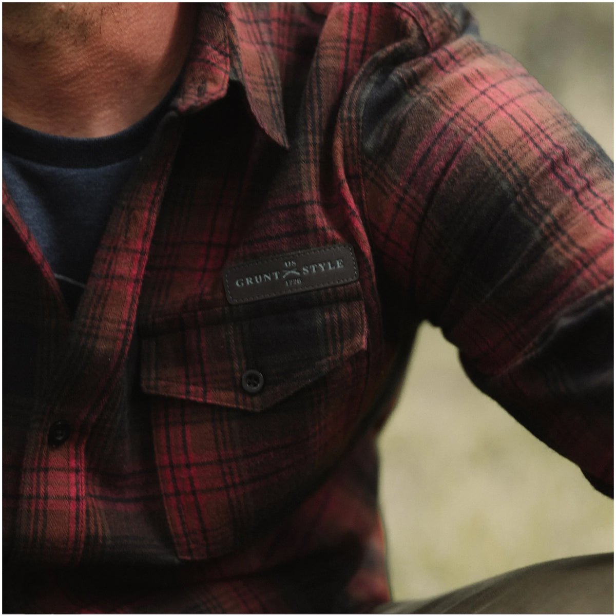 grunt style dress shirt Grunt Style Garage Button Down Shirt - Large