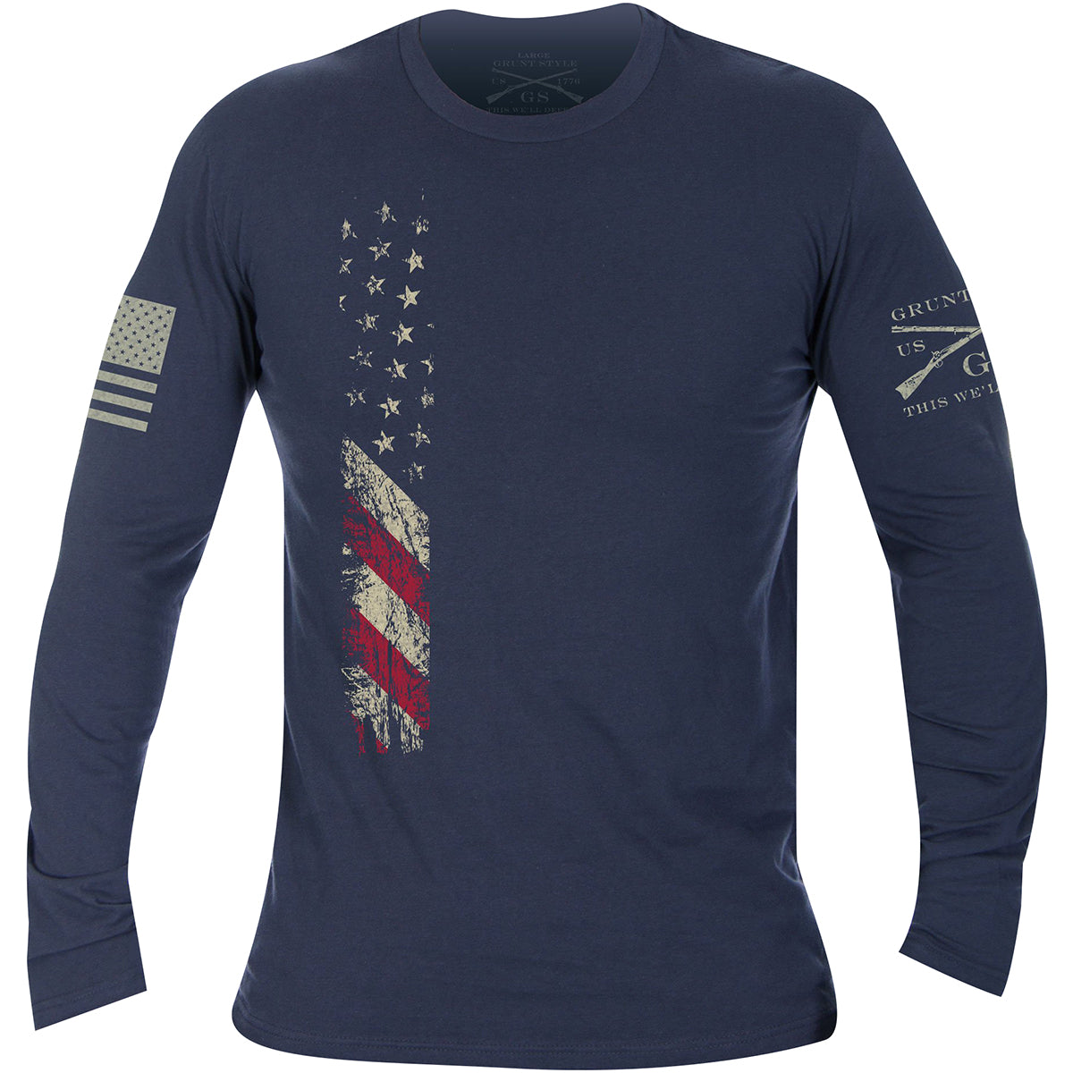 Grunt Style True Colors Long Sleeve T-Shirt - Indigo Grunt Style