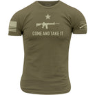 Grunt Style Come and Take It 2A Edition T-Shirt - Military Green Grunt Style