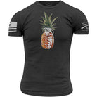 Grunt Style Pineapple Grenade T-Shirt - 3XL - Heather Black Grunt Style