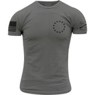 Grunt Style Betsy Rifle Flag T-Shirt - Heavy Metal - Forza Sports