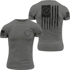 Grunt Style Betsy Rifle Flag T-Shirt - Heavy Metal - Forza Sports