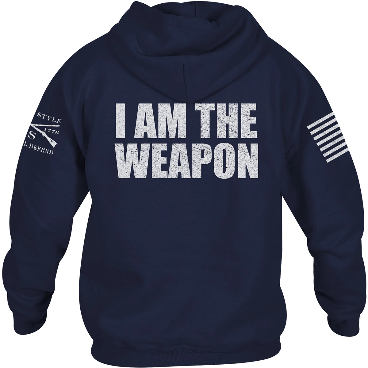 Grunt Style I Am The Weapon Pullover Hoodie Navy Forza Sports