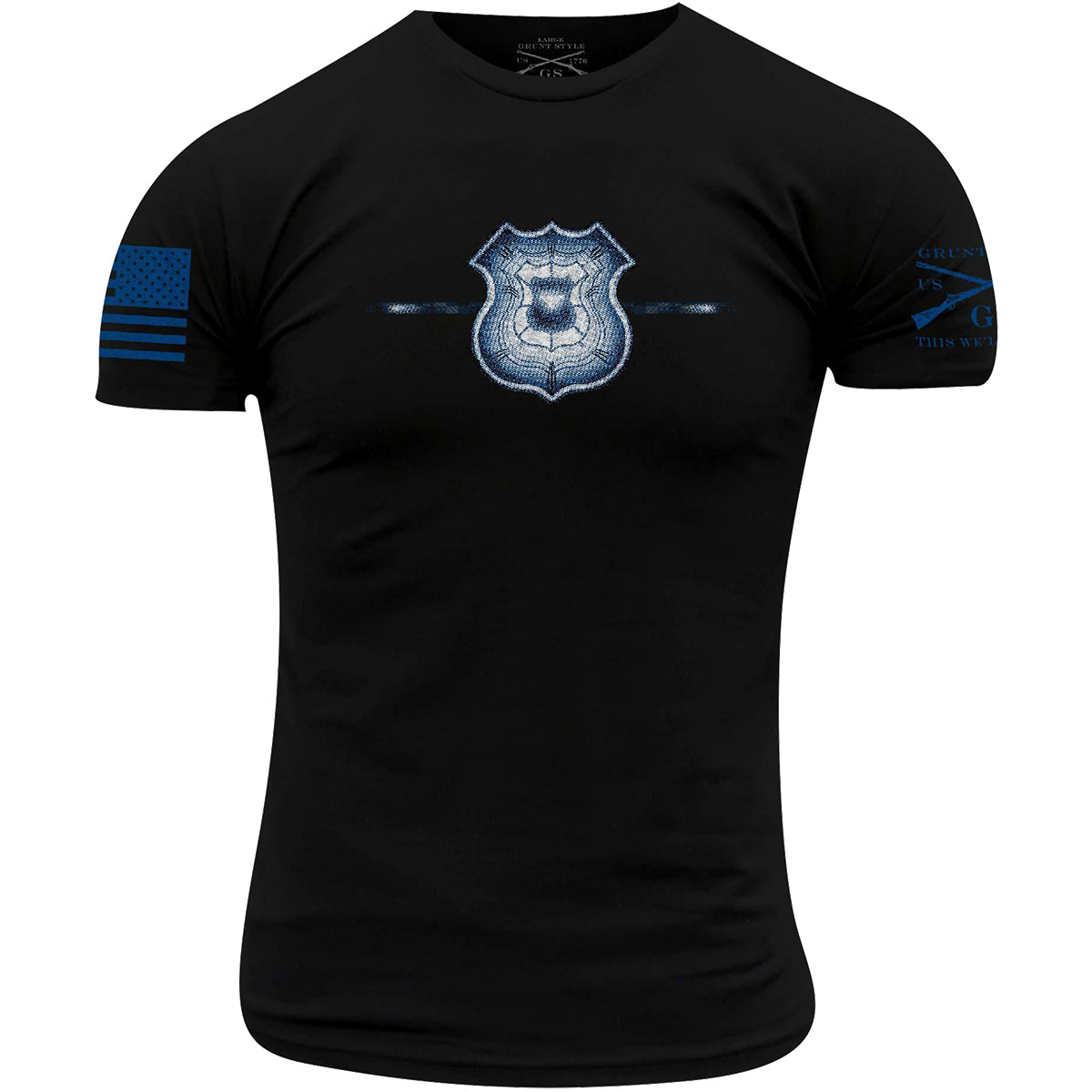 Grunt Style Iron Police T-Shirt - Black Grunt Style