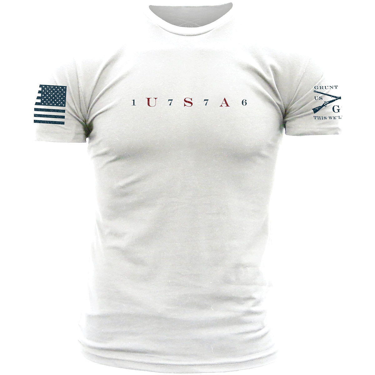 Grunt Style USA 76 T-Shirt - White Grunt Style