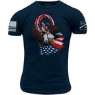 Grunt Style Eagle Rider T-Shirt - Navy Grunt Style