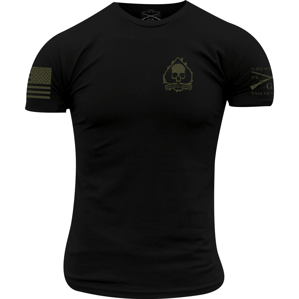 Grunt Style Patriot Seal T-Shirt - Black Grunt Style