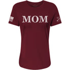 Grunt Style Women's Mom Defined Relaxed Fit T-Shirt - Maroon Grunt Style