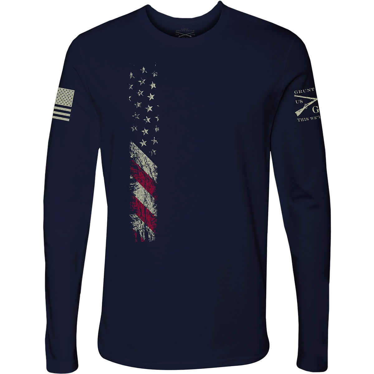 Grunt Style True Colors Long Sleeve T-Shirt - Midnight Navy Grunt Style