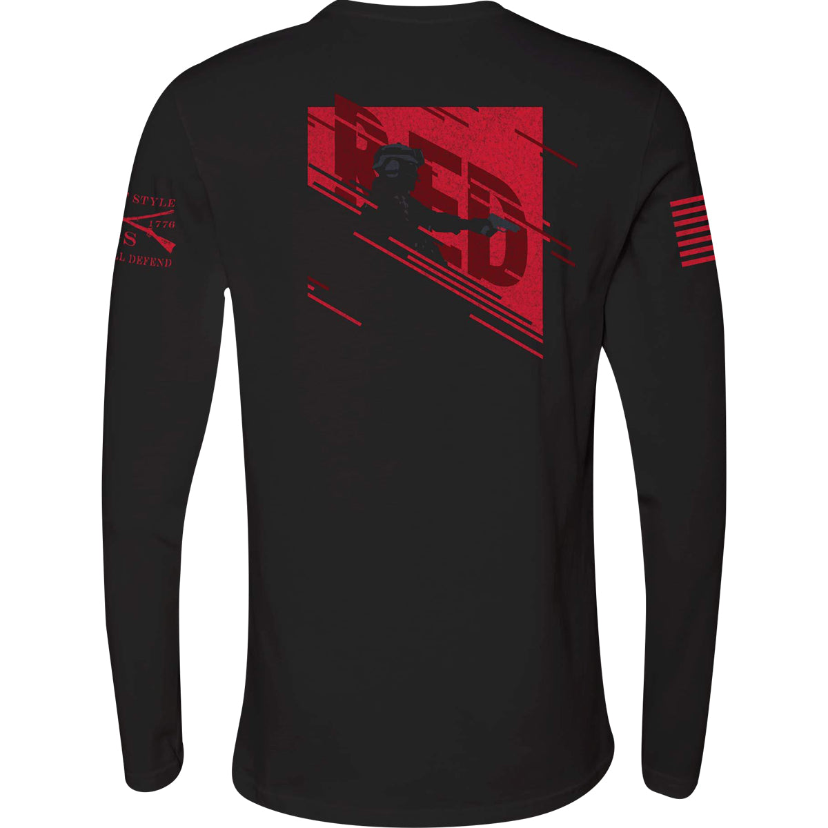 Grunt Style R.E.D. Movement Long Sleeve T-Shirt - Black Grunt Style