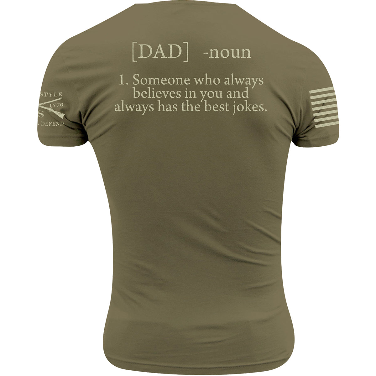 Grunt Style Dad Defined - Men's T-Shirt (Black, 4X-Large) 