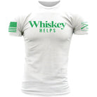 Grunt Style Whiskey Helps - St. Patrick's Day Edition T-Shirt - White Grunt Style