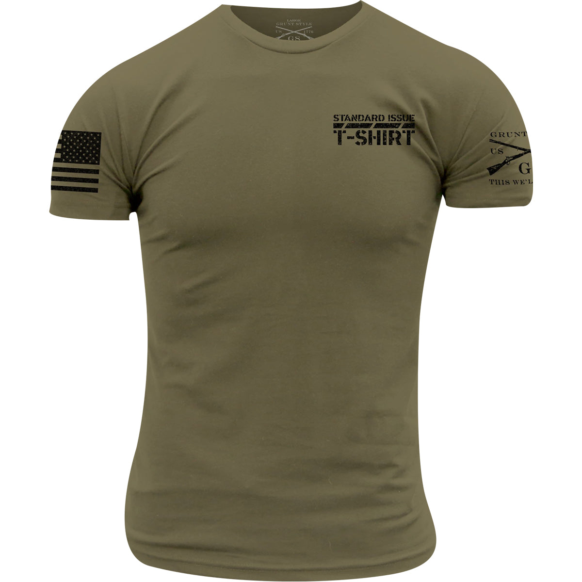 Grunt Style This Is My T-Shirt T-Shirt - Military Green Grunt Style