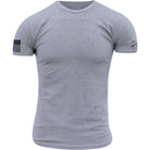 Grunt Style Veteran Flag T-Shirt - Heather Gray - Forza Sports